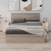 Szafki nocne, 2 szt., 40x35x61,5 cm, lite drewno sosnowe