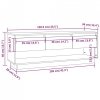 Szafka pod telewizor, biała 110,5x34x40 cm, lite drewno sosnowe