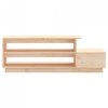 Stolik kawowy, 120x50x40,5 cm, lite drewno sosnowe