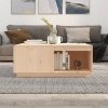 Stolik kawowy, 100x100x40 cm, lite drewno sosnowe