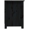 Szafka pod telewizor, czarna, 103x36,5x52 cm, drewno sosnowe