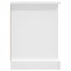Szafka pod TV, biała, 99,5x35,5x48 cm, materiał drewnopochodny