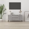 Szafka pod TV, szary dąb sonoma, 102x44,5x50 cm