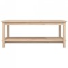 Stolik kawowy, 110x55x45 cm, lite drewno sosnowe