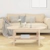 Stolik kawowy, 110x55x45 cm, lite drewno sosnowe