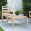 Stolik ogrodowy, 82,5x82,5x45 cm, lite drewno sosnowe