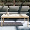 Stolik ogrodowy, 121x82,5x45 cm, lite drewno sosnowe