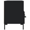 Szafka pod TV, czarna, 102x36x50 cm, materiał drewnopochodny