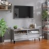 Szafka pod TV, szary dąb sonoma, 100x34,5x44,5 cm