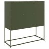 Szafka, oliwkowa, 100,5x39x107 cm, stal