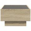 Stolik kawowy z LED, dąb sonoma, 70x50x30 cm
