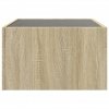 Stolik kawowy z LED Infinity, dąb sonoma, 70x50x30 cm