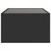 Stolik kawowy z LED Infinity, czarny, 90x50x30 cm