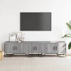Szafka pod TV, szary dąb sonoma, 180x34x41 cm