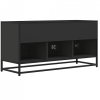 Szafka pod TV, czarna, 100x35x50 cm