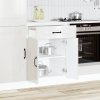 Szafka kuchenna dolna, Kalmar, biała, materiał drewnopochodny