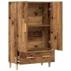 Kredens, stare drewno, 70x31x115 cm, materiał drewnopochodny