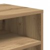 Regał na książki, brązowy dąb, materiał drewnopochodny