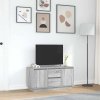 Szafka RTV z oświetleniem LED Szara Sonoma 100x41x50 cm