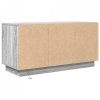 Szafka RTV z oświetleniem LED Szara Sonoma 100x41x50 cm