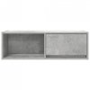 Szafki RTV 2 szt. Beton Szary 80x31x25,5 cm Drewno klejone