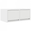 Szafki RTV 2 szt. Białe 60x31x25,5 cm Drewno klejone