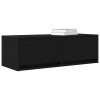 Szafki RTV 2 szt. Dąb czarny 80x31x25,5 cm Drewno klejone
