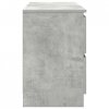 Szafka RTV Beton Szary 100x35x54 cm Drewno klejone