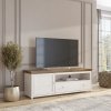 Komoda RTV TEVORA EV40 abisko ash / dąb lefkas