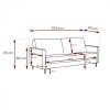 Sofa SELVA B madone 17047 czarny