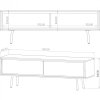 Komoda RTV TREY 02 czarny