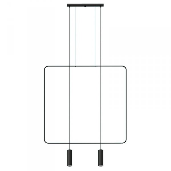 Lampa wisząca RANA 2 czarna