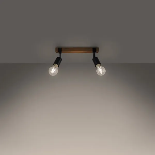 Plafon ZUCA 2 czarny