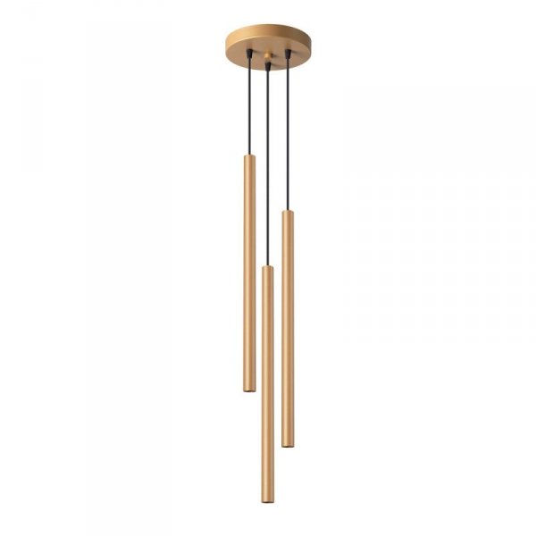 Lampa wisząca PASTELO 3P złota