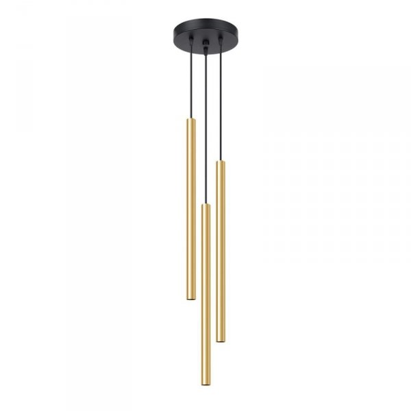 Lampa Wisząca PASTELO 3P złoty połysk