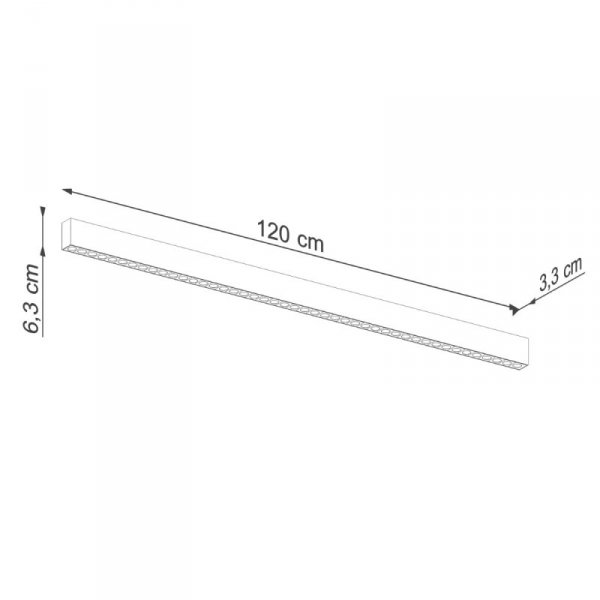 Plafon SOREN czarny LED 4000K