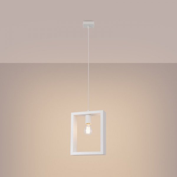 Lampa wisząca ARIES biała
