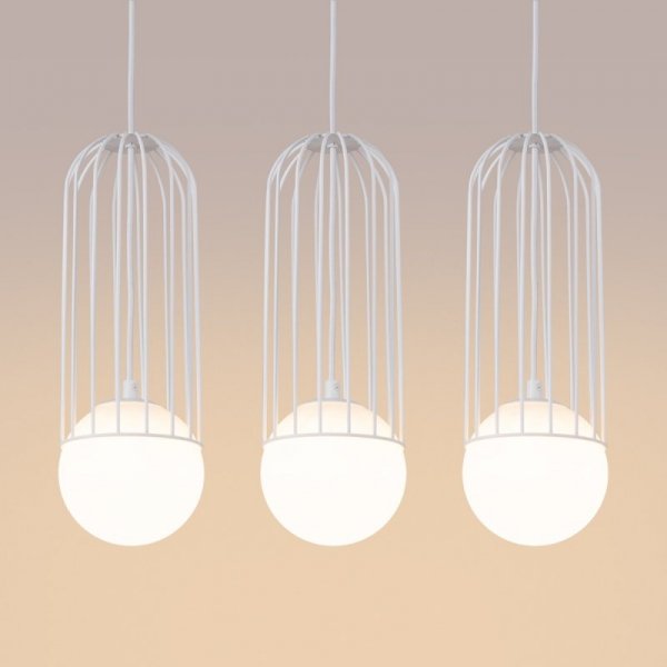 Lampa wisząca BRINA 3L biała