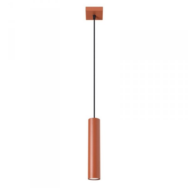 Lampa wisząca LAGOS 1 ochra czerwona