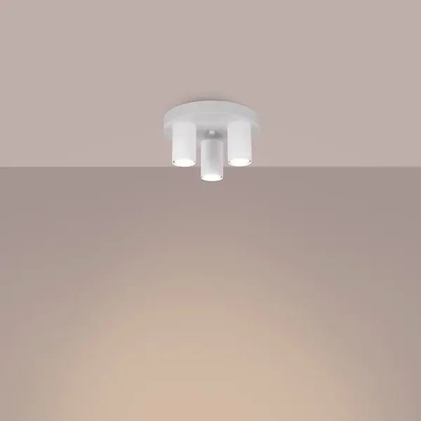 Plafon LAGOS 3P biały