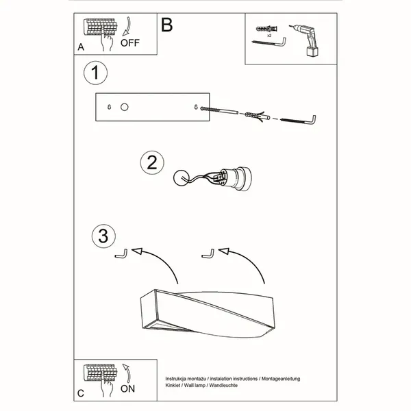 Kinkiet ceramiczny SIGMA MINI
