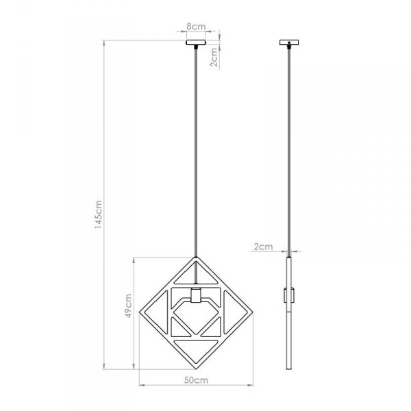 Lampa wisząca CARO