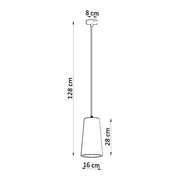 Lampa wisząca ceramiczna GULCAN