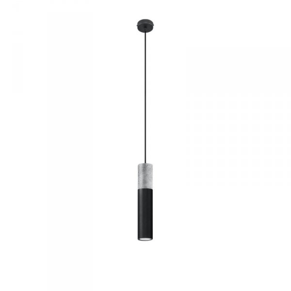 Lampa wisząca BORGIO 1 czarny