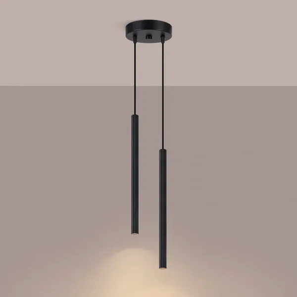 Lampa wisząca ARCHE 2P czarna