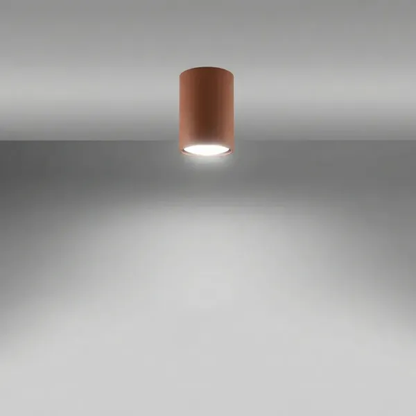 Plafon LAGOS 10 ochra czerwona