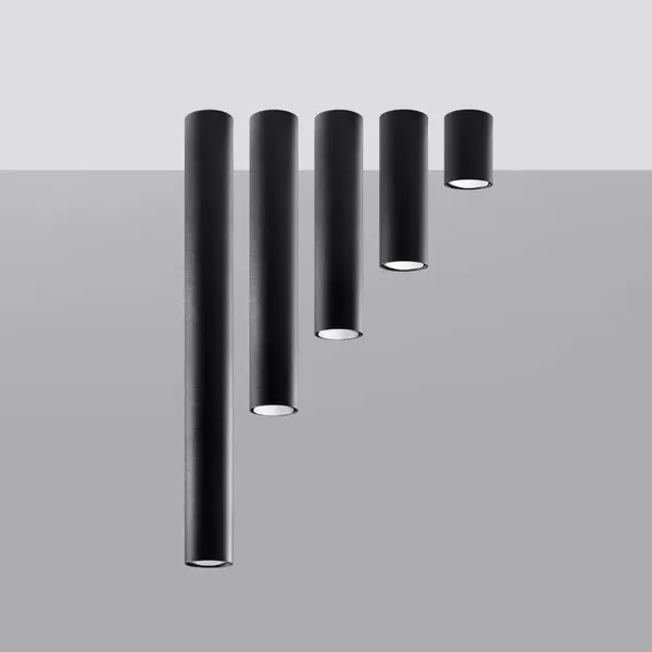 Plafon LAGOS 10 czarny