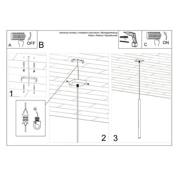 Lampa wisząca PASTELO 1 taupe
