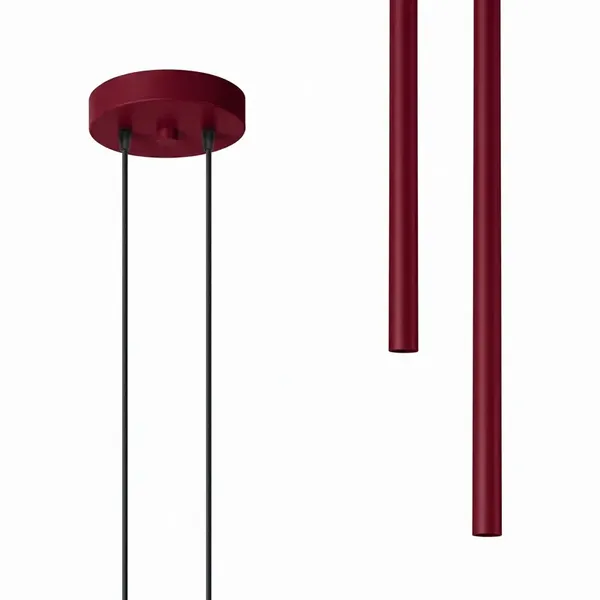 Lampa wisząca PASTELO 2 burgund