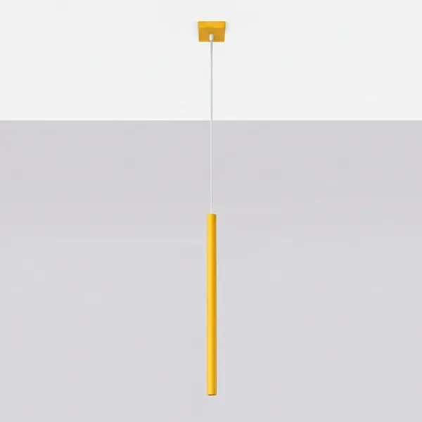 Lampa wisząca PASTELO 1 żółta